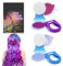 Allony 2 Pièces Coloration Temporaire Cheveux, Coloration Violet Teinture Cheveux, Craie pour Cheveux Colorations, Mèche Cheveux Couleur, Créez Facilement une Nouvelle Couleur Cheveux