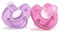 MijnNami Soother Schnuller, geeignet für NICU, Schnuller für Frühgeborene und Neugeborene, Schnuller aus 100% Silikon für Neugeborene, 2 Stück (Blossom)