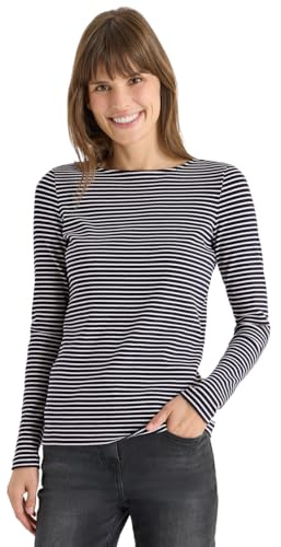 Cecil Camiseta a Rayas Urban Dark Blue M