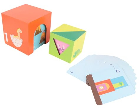 Puzzle Boîte Empilable en Bois, Jouet éducatif pour Enfants, Interaction Parent-Enfant, Blocs de Nidification en Bois de Hêtre pour Jeu des Tout-Petits