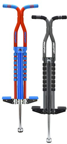 New Bounce Pogo Stick - Easy Grip Pro Sport PogoStick- 2 Pack Combo Set For Older Kids And Teens