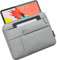 XeloTech schlanke Tasche für iPad Pro 11, iPad Air 10.9 2020, iPad 10.5, 9.7, Surface Go, Top Schutz - Extra Seitentaschen für Kabel & Zubehör