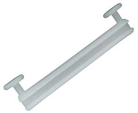 rewagi Schlaufengleiter für Schlaufen 40mm, 50mm, 50mm mit Schlitz, 70mm – Gardinenzubehör, Gardine, Vorhang, Schiebegardine (Länge 50mm - 20 Stück)