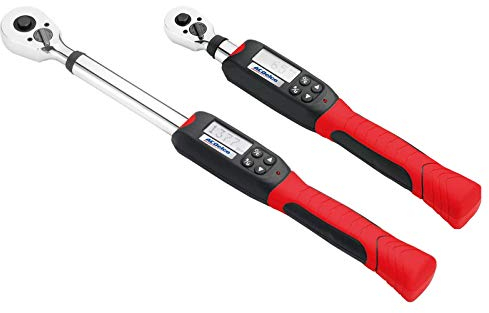 ACDelco ARM601-34 3/8” & ½” Heavy Duty Digital Torque Wrench Combo Kit with Buzzer and LED Flash Notification – ISO 6789 Standards with Certificate of Calibration