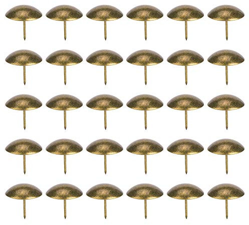 30 Tachuelas para tapicería, Clavos para tapicería, Clavos para Muebles, Clavos Decorativos para Muebles de sofá, Cabezales de Clavos para tapicería, Accesorios para Muebles(30 * 30mm)