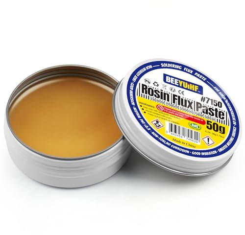 BEEYUIHF Kolophonium Flussmittel, Lötpaste Flussmittel, Elektronik Flussmittel zum Lötenfür SMD PCB Schweißen (2.29oz/65g)