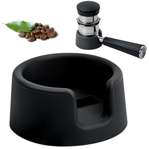 Base para prensadora de café Luxe Café Premier ES601, estación de tamping robusta y antideslizante para una mayor estabilidad y extracción uniforme, accesorio profesional para barista, soporte para