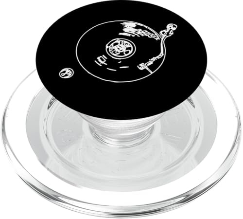 Tocadiscos Vintage de Vinilo Tocadiscos DJ Disc Jockey PopSockets PopGrip para MagSafe