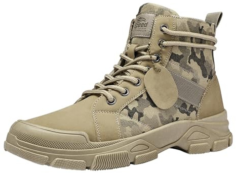 High Top sneakers herr, vandringskängor män vattentäta kamouflagefärgade militärstövlar taktiska sneakers arbetsstövlar halkfria taktiska stövlar utomhus arméstövlar sommar vandringsstövlar