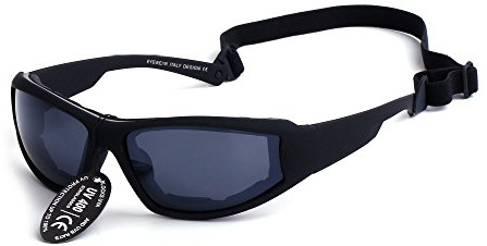 Supertrip Sports Glasses UV400 Protective Motorcycle/Cycling Sunglasses Ski Goggles Color Black