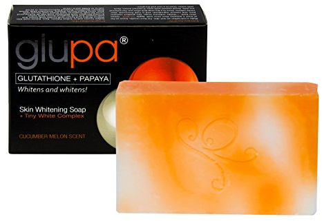 Glupa ljustvål med glutathion och papaya samt vitamin C & E, arbutin, druvkärneextrakt – 1 styck à 65 g