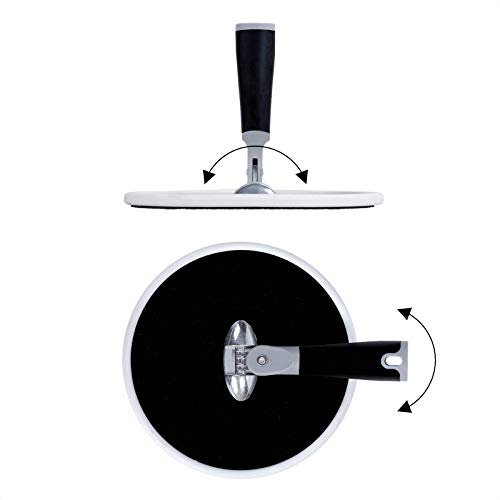 Werku WK601760, Lijadora Circular Paredes-Techos, Calidad Profesional, Disco 225 mm, Bidireccional, Incluye 3 Discos Lija