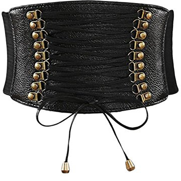 Oyccen Femmes Retro Large Ceinture Corset Ceinture Élastique Robe Ceintures Stretch
