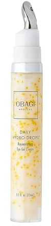 Obagi Daily Hydro-Drops Rejuvenating Eye Gel Cream – Reduces the Appearance of Dark Circles & Instantly Brightens, Smooths, & Depuffs Eyes – 0.5 oz