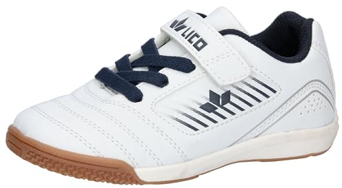 Lico Chaussures de Sport Chaska Vs Unisexes pour Enfant, Blanc Marine., 28 EU