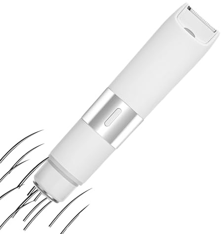 Recortadora de púbico para mujer, recargable, uso en seco y húmedo, afeitadora de bikini para mujer, depilación para cara, piernas, axilas, axilas, viajes