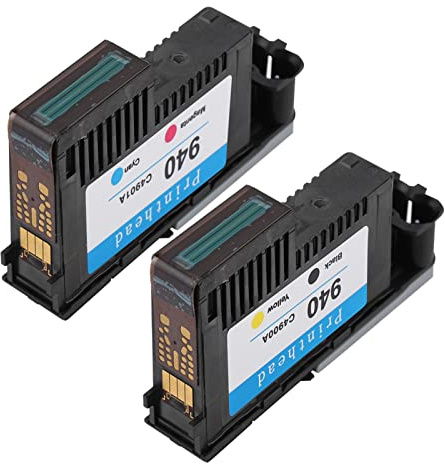 aqxreight Cabezal de Impresión para 940 C4900A C4901A para 8000 8500 Series 2 Impresiones de Es e Impresión Compatible una Gama Profesional a Cabezal de de de para de para (Negro y Amarillo + Rojo