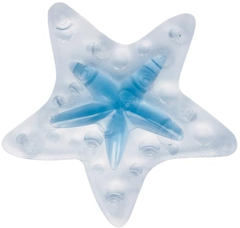 Spirella Duschmatte Anti Rutsch Matte Riverstone Antibakteriell rutschfest 55x55 cm - mit Sanitized Hygienefunktion - Transparent