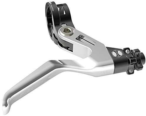Box One Genius BMX Long Reach Left Brake Lever with Clamp and Adjustable Reach for Precision Control and Safety, BMX Brake Kit Components | Silver