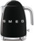 Smeg Elektrischer Wasserkocher KLF03BLEU, Edelstahl, 1.7 liters, Schwarz