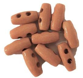 Bouton buchette en Bois 15 mm x 20 unités