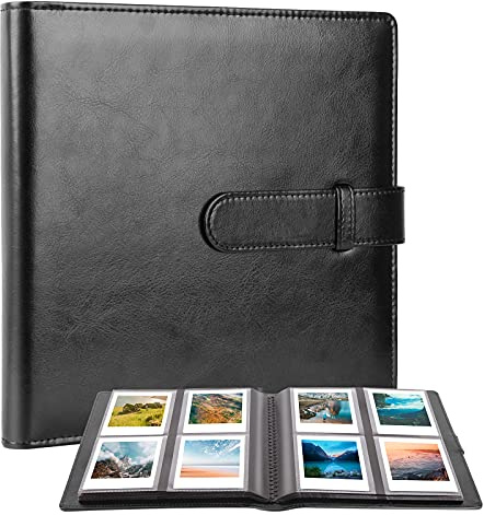 288 Pockets Photo Album for Fujifilm Instax Square SQ1/SQ6/SQ10/SQ20 Camera, Kodak Mini 3 Square,Mini Shot 3 Square, Mini Shot 3 Square Printer, Album for Instax Square Photo, Kodak 3x3 Photo black