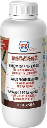 Ica For You Parcare - Rigenerante Neutro per Parquet Verniciato e PVC, Rinnova il Parquet Usurato, Elimina i Graffi Superficiali, Trasparente Opaco, 0.75 L - Parcarematt-0075