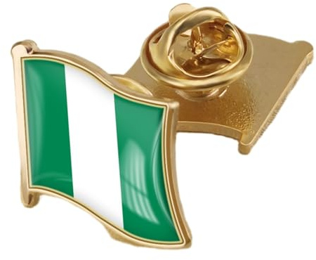 Insignia De Pin De La Bandera De Nigeria - Broche De Solapa Bandera De Nigeria Regalo Novedad Pin De Corbata De Solapa Accesorio De Insignia Broche De Bandera Traje Ropa Accesorios Para Bufandas, 19