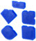 QWORK® 5 Piezas herramientas aplicadora para silicona, herramientas de sellado de silicona, escurridor de juntas, escurridor de silicona, para acrílico y silicona
