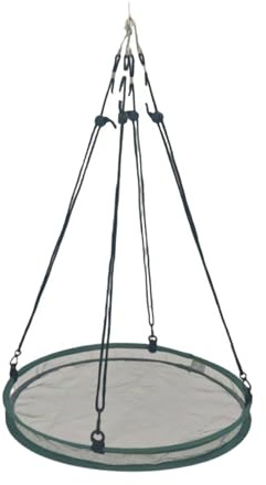 MHADBKH Piattaforma di alimentazione per uccelli da esterno, vassoio da appendere, riduce gli sprechi di cibo, grande stazione di alimentazione da appendere, 38/61/76,2 cm