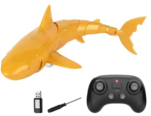 Juguete De Tiburón, Tiburón De Buceo Control Real, Animal Nadador Realista Y Impermeable, Figura De Depredador De Mar RC, Juguete De Piscina Y Playa, Criatura Marina Con Control Radio, Regalo D