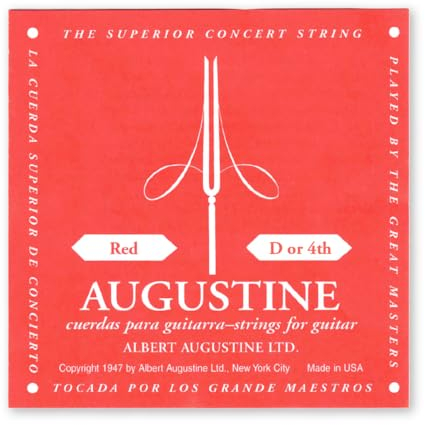 Augustine Red Einzelsaite Classic D4