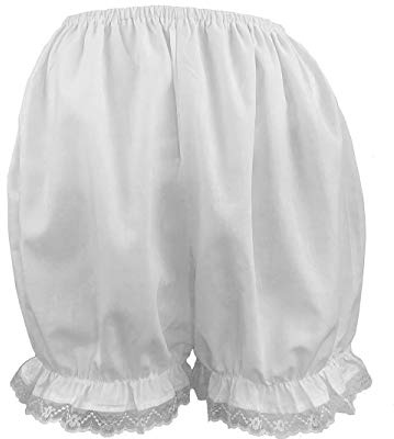 Culotte bouffante pour déguisement victorien, avec bordure en dentelle - - S