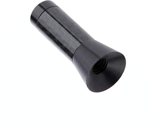 Tuokay, Carbon Fiber Car Antenna, Non-Telescopic Universal Antennas, 3.5cm Stubby Car Radio Aerial for Removing Static Electricity, Improving AM/FM Signal (Black)