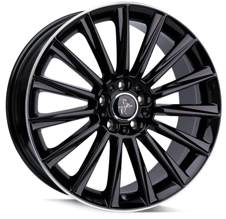 Cerchio in lega KESKIN 7.00 x 17 Black Lip Polished (BLP) ET: 35.00 PCD: 5 x120.00 Foro centrale:72.60
