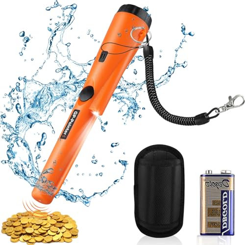Metal Detector,Metal Detectors for Adults & Kids,Handheld Metal Detector Pinpointer,Waterproof Pin Pointers for Metal Detecting with LED Buzzer Vibration Sound