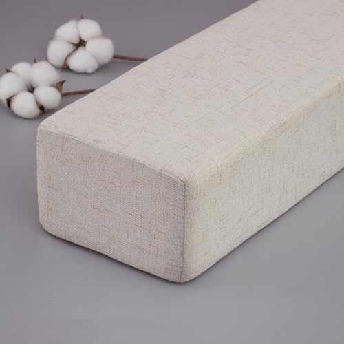 LHKXKKXX Riempimento Spazio Letto Misura Individuale, Riempimento Connettore Estensione Materasso a Ponte Letto, Cuscino Testiera, per Letti Singoli/Matrimoniali/King Size,Beige,150x15x10cm