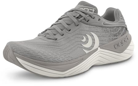 Topo Athletic Men's Ultrafly 5 Comfortable Lightweight Cushioned Durable 5MM Drop Road Running Shoes, Athletic Shoes for Road Running, Dark Grey/Grey, Size 11.5