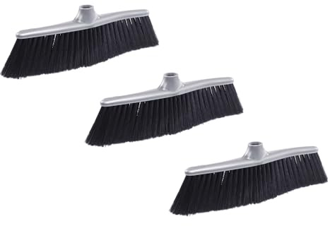 Apex 3x Scopa Snella per Interni – Ultra Sottili per Spazi Stretti – Setole Morbide per Superfici Delicate – 37 x 4 x 12 cm