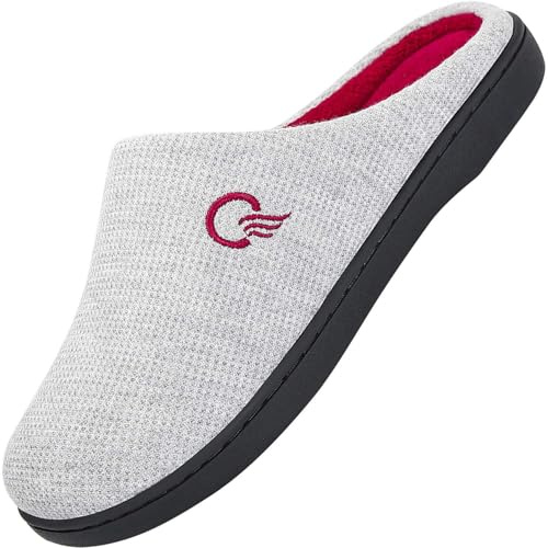 Mishansha Zapatillas Casa Hombre Mujer Pantuflas Cómodas Zapatillas Estar por Casa Invierno 42/43 EU