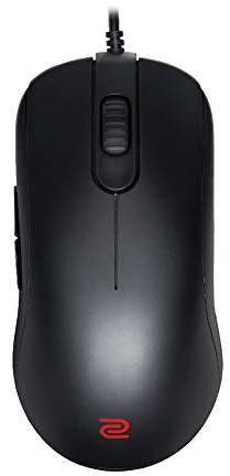 BenQ ZOWIE ZA11-B – Ratón Gaming para e-sports (versión en negro mate con diseño simétrico y tamaño grande, 128x60x40mm)