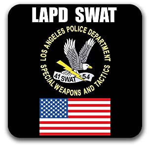LAPD SWAT Aufkleber Sticker Los Angeles Police Department Special 15x15cm A5073