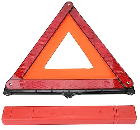 Triangoli di Sicurezza, Triangolo Riflettente Per Auto Pieghevole Segnale di Guasto di Emergenza Cartello di Avvertimento Segnale di Stop Per Auto con Custodia Per Il Trasporto, Triangoli Stradali di