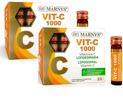 Vitamina C Liposomada 1000mg 20 viales Marnys - Pack 2 unidades