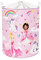 Clastyle Prinzessin Kinder Wäschekorb mit Henkel Faltbar Kleidung Spielzeug Aufbewahrungskorb Mädchen Aufbewahrungsbox für Babyzimmer Bad, Einhorn, 40 * 50 cm
