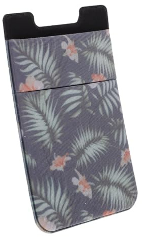 Homoyoyo Portacarte Adesivo Per Smartphone Organizer Per Carte e Id Doppio Design Slim e Pratico Adesivo Forte Per Sicurezza Compatibile Con Tutti Cellulari