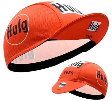 HULG Cappellino da Ciclismo Unisex - Cappellino da Ciclismo in Poliestere - da Indossare sotto Il Casco - Fodera per Casco da Bicicletta Traspirante e Anti-Sudore (Color-06)