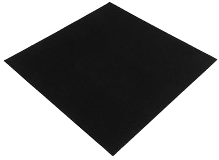 Piastrelle for moquette adesive 24 x 15 pezzi for commerciali e domestiche Riduzione del rumore Nero
