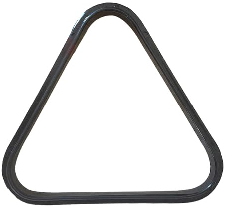 Ngbbby Pool-Dreieck, 8-Ball-Pool-Rack-Dreieck aus Kunststoff, Billard-Zubehör für Standard-2-1/4-Zoll-Bälle, Rack
