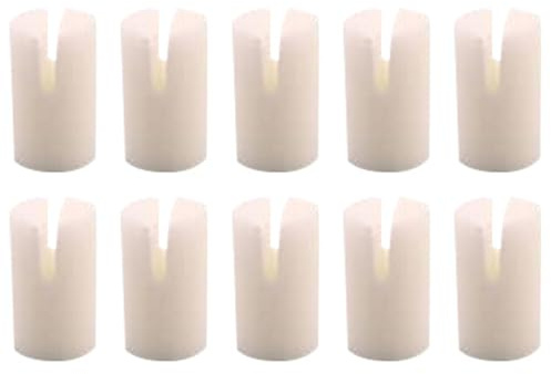 Generchin 10x Tuerca de Quinta Cuerda para Banjo de Hueso Real para Banjo de 5 Cuerdas 5X3 Mm